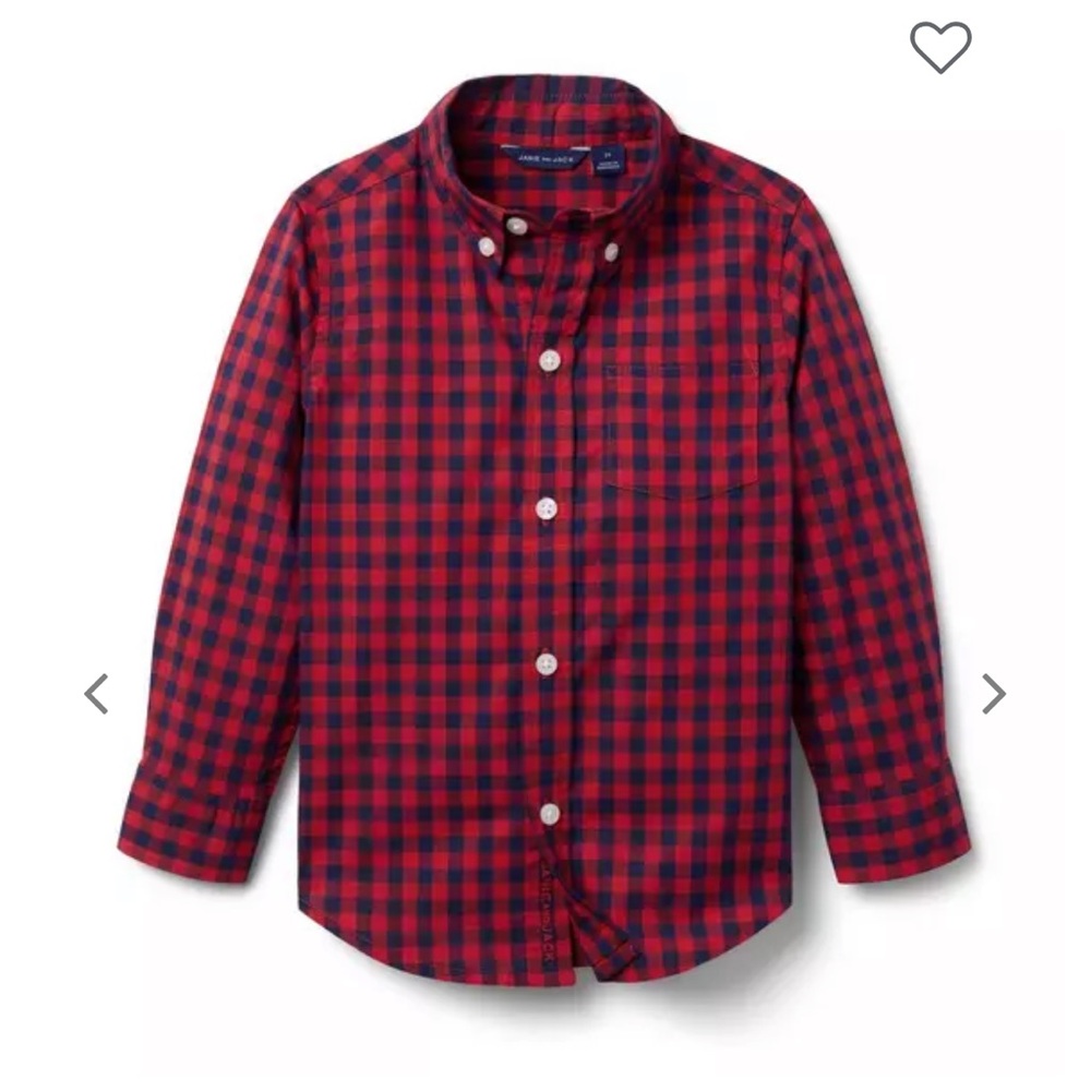 Fireside Red Gingham Poplin Shirt